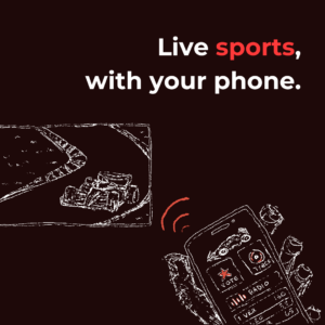 Image, Live sports, with your phone